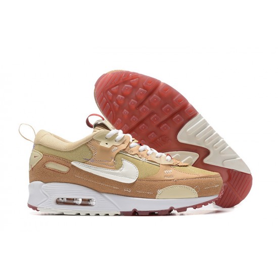 Nike Air Max 90 Futura Uomo Marrone Bianco Scarpe Da Ginnastica