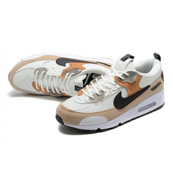 Nike Air Max 90 Futura Uomo Bianco Marrone DM9922-002 Scarpe Da Ginnastica