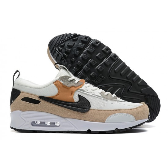 Nike Air Max 90 Futura Uomo Bianco Marrone DM9922-002 Scarpe Da Ginnastica