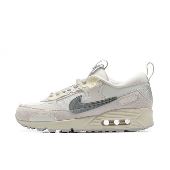 Nike Air Max 90 Futura Uomo Bianco Grigio Scarpe Da Ginnastica