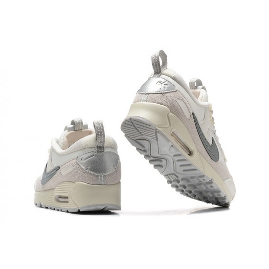 Nike Air Max 90 Futura Uomo Bianco Grigio Scarpe Da Ginnastica