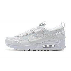 Nike Air Max 90 Futura Donna/Uomo Triple Bianco DM9922-101 Scarpe Da Ginnastica