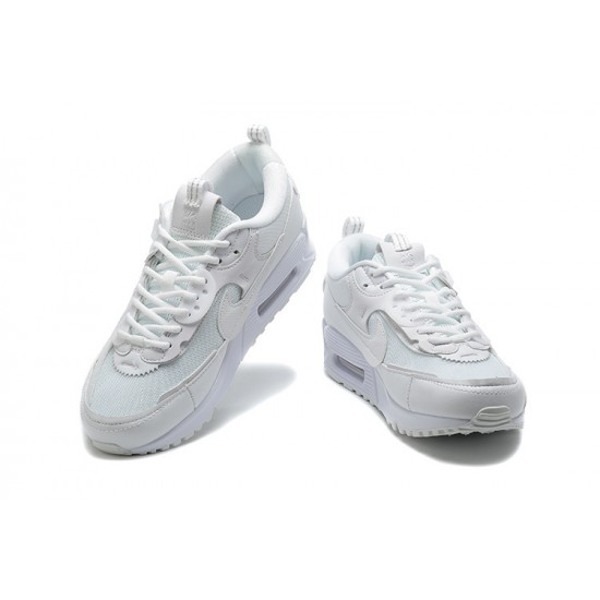 Nike Air Max 90 Futura Donna/Uomo Triple Bianco DM9922-101 Scarpe Da Ginnastica