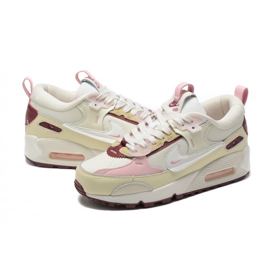 Nike Air Max 90 Futura Donna Beige Rosa Scarpe Da Ginnastica