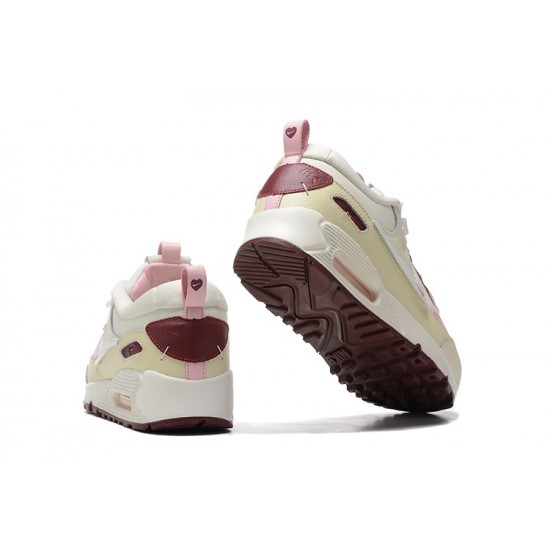 Nike Air Max 90 Futura Donna Beige Rosa Scarpe Da Ginnastica