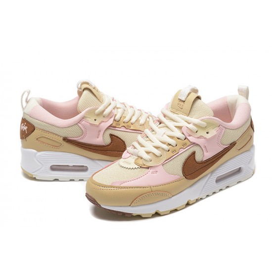 Nike Air Max 90 Futura Donna Neapolitan Rosa DZ4704-100 Scarpe Da Ginnastica