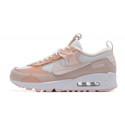 Nike Air Max 90 Futura Donna Rosa Bianco DM9922-104 Scarpe Da Ginnastica