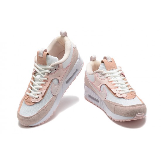 Nike Air Max 90 Futura Donna Rosa Bianco DM9922-104 Scarpe Da Ginnastica