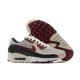 Nike Air Max 90 Uomo Beige Rosso DQ4071-004 Scarpe Da Ginnastica