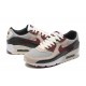 Nike Air Max 90 Uomo Beige Rosso DQ4071-004 Scarpe Da Ginnastica