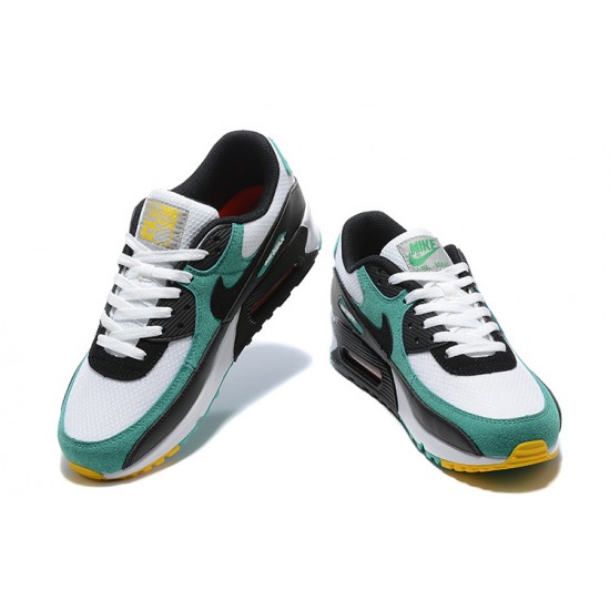 Nike Air Max 90 Uomo Nero Verde DM0029-004 Scarpe Da Ginnastica