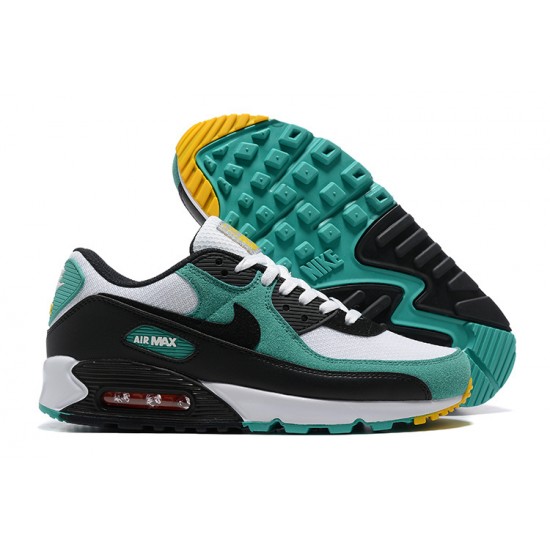 Nike Air Max 90 Uomo Nero Verde DM0029-004 Scarpe Da Ginnastica