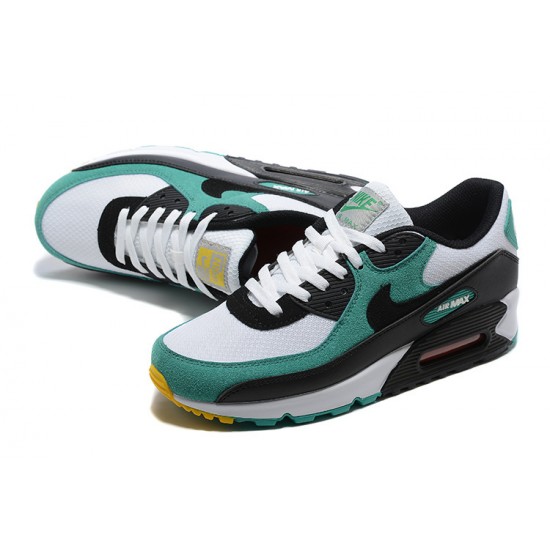 Nike Air Max 90 Uomo Nero Verde DM0029-004 Scarpe Da Ginnastica