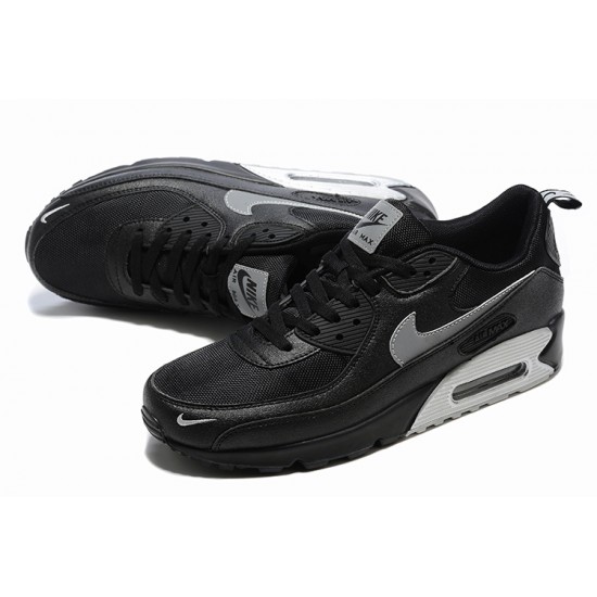 Nike Air Max 90 Uomo Nero Grigio DH4619-100 Scarpe Da Ginnastica