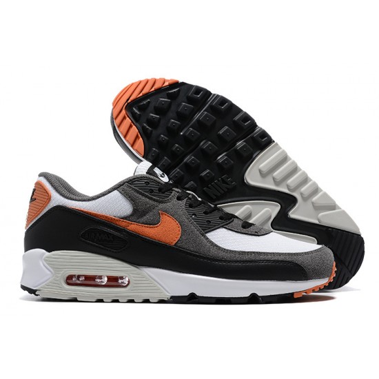 Nike Air Max 90 Uomo Nero Arancia DM0029-101 Scarpe Da Ginnastica