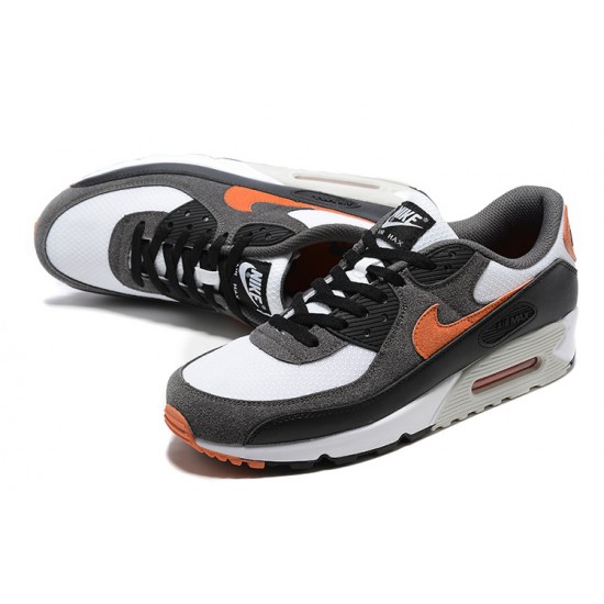 Nike Air Max 90 Uomo Nero Arancia DM0029-101 Scarpe Da Ginnastica