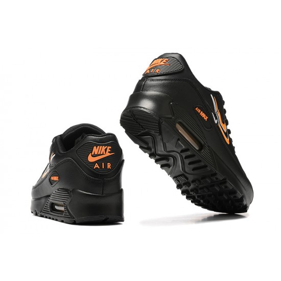 Nike Air Max 90 Uomo Nero Arancia DV7146-001 Scarpe Da Ginnastica