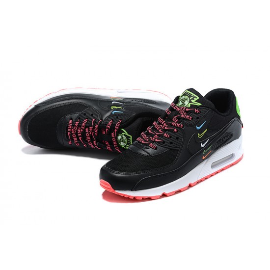 Nike Air Max 90 Uomo Nero Rosa CK7069-001 Scarpe Da Ginnastica