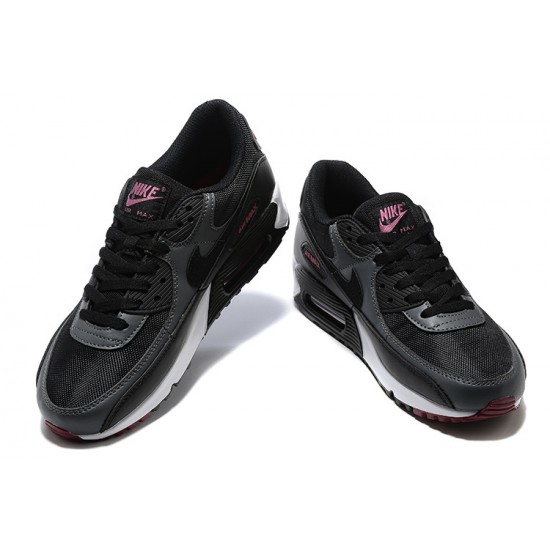 Nike Air Max 90 Uomo Nero Rosa DQ4071-001 Scarpe Da Ginnastica