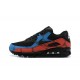 Nike Air Max 90 Uomo Nero Rosso DJ6888-001 Scarpe Da Ginnastica