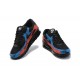 Nike Air Max 90 Uomo Nero Rosso DJ6888-001 Scarpe Da Ginnastica