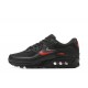 Nike Air Max 90 Uomo Nero Rosso Scarpe Da Ginnastica