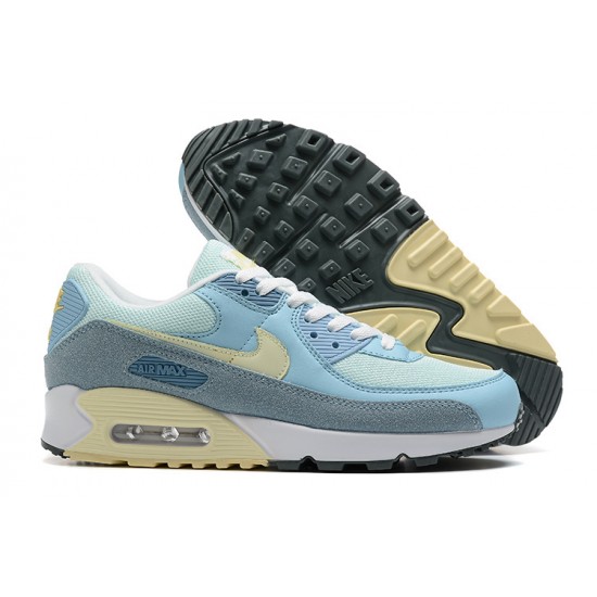 Nike Air Max 90 Uomo Blu Bianco DM2829-001 Scarpe Da Ginnastica