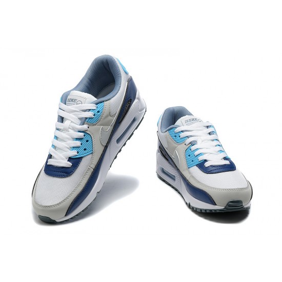 Nike Air Max 90 Uomo Blu Bianco FD0664-400 Scarpe Da Ginnastica