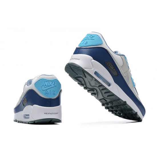 Nike Air Max 90 Uomo Blu Bianco FD0664-400 Scarpe Da Ginnastica