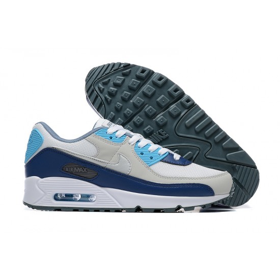 Nike Air Max 90 Uomo Blu Bianco FD0664-400 Scarpe Da Ginnastica