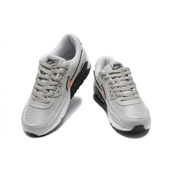 Nike Air Max 90 Uomo Grigio Arancia Scarpe Da Ginnastica