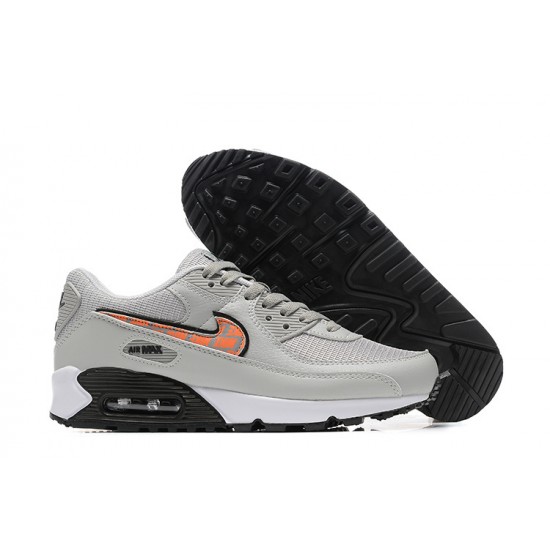 Nike Air Max 90 Uomo Grigio Arancia Scarpe Da Ginnastica