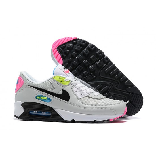 Nike Air Max 90 Uomo Grigio Rosa DE4398-001 Scarpe Da Ginnastica