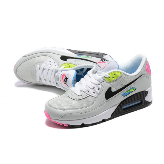 Nike Air Max 90 Uomo Grigio Rosa DE4398-001 Scarpe Da Ginnastica