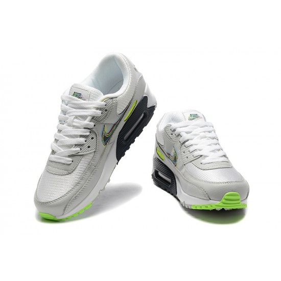 Nike Air Max 90 Uomo Grigio Bianco E Nero Scarpe Da Ginnastica