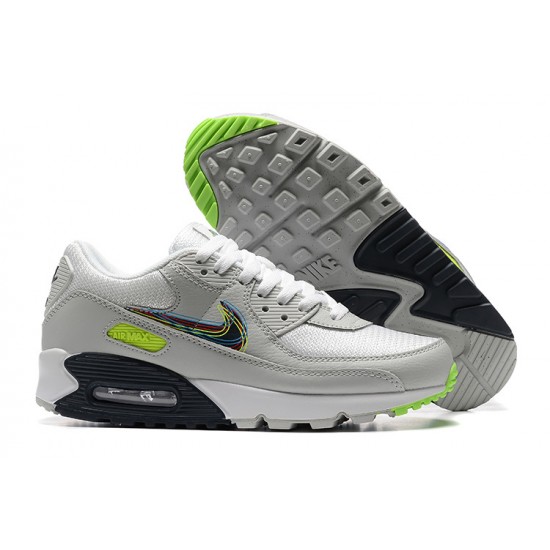 Nike Air Max 90 Uomo Grigio Bianco E Nero Scarpe Da Ginnastica