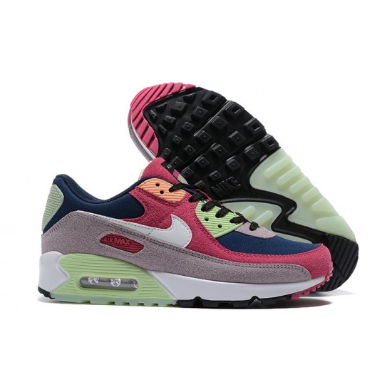 Nike Air Max 90 Uomo Rosa Verde DM0035-500 Scarpe Da Ginnastica