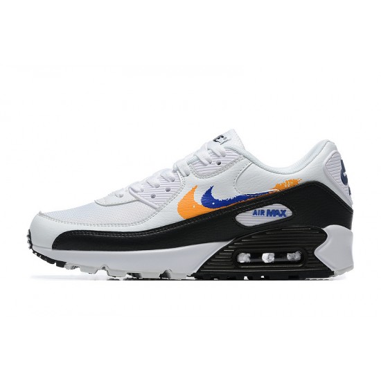 Nike Air Max 90 Uomo Bianco Nero FD0654-400 Scarpe Da Ginnastica