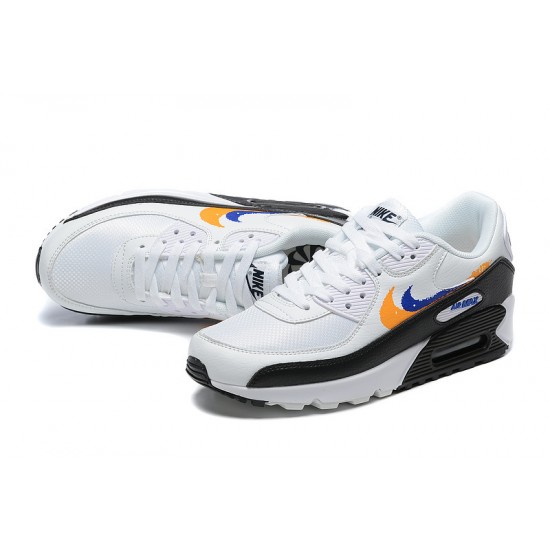 Nike Air Max 90 Uomo Bianco Nero FD0654-400 Scarpe Da Ginnastica