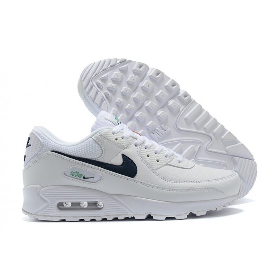 Nike Air Max 90 Uomo Bianco Nero Scarpe Da Ginnastica