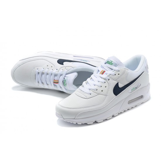 Nike Air Max 90 Uomo Bianco Nero Scarpe Da Ginnastica