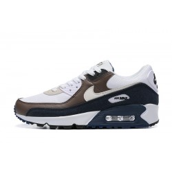 Nike Air Max 90 Uomo Bianco Marrone DZ3522-002 Scarpe Da Ginnastica