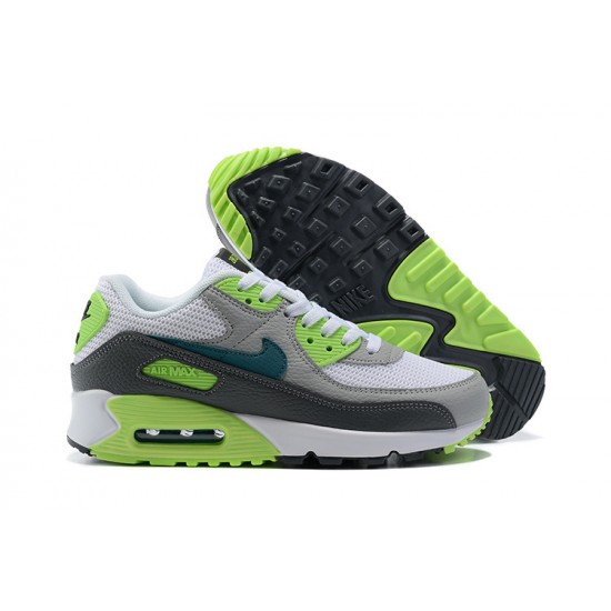 Nike Air Max 90 Uomo Bianco Grigio DJ6897-100 Scarpe Da Ginnastica