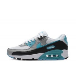 Nike Air Max 90 Uomo Bianco Grigio E Blu Scarpe Da Ginnastica