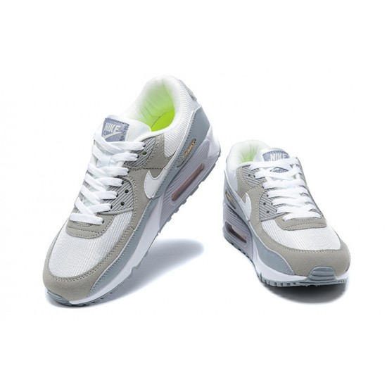 Nike Air Max 90 Uomo Bianco Grigio E Verde Scarpe Da Ginnastica