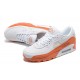 Nike Air Max 90 Uomo Bianco Arancia DM0958-100 Scarpe Da Ginnastica