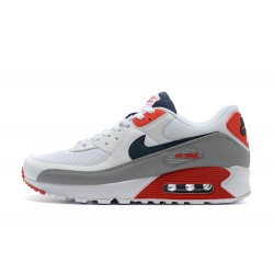 Nike Air Max 90 Uomo Bianco Rosso Scarpe Da Ginnastica