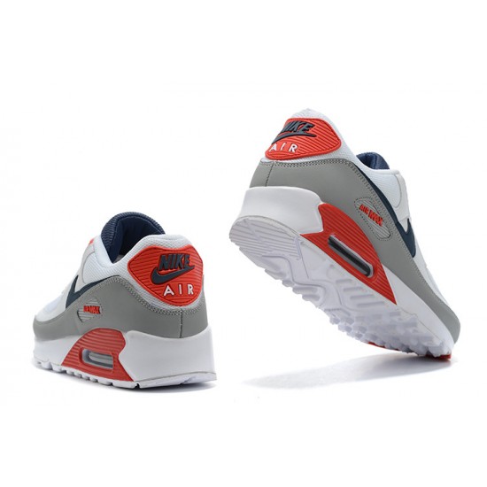 Nike Air Max 90 Uomo Bianco Rosso Scarpe Da Ginnastica