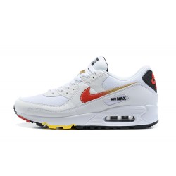 Nike Air Max 90 Uomo Bianco E Rosso Scarpe Da Ginnastica