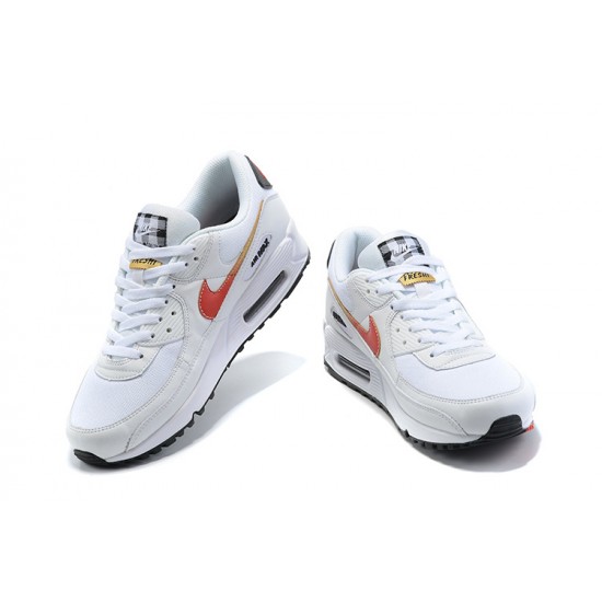 Nike Air Max 90 Uomo Bianco E Rosso Scarpe Da Ginnastica